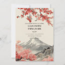 Search for sakura wedding invitations Japan