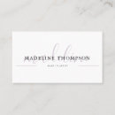 Search for lilacs business cards Administrative professional