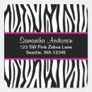 Search for pink zebra birthday party stickers Cute