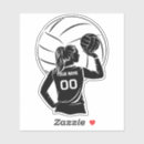 Search for for volleyball players stickers For her