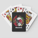 Search for skull playing cards Floral