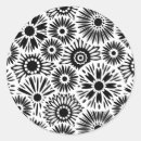 Search for black and white abstract stickers Fun