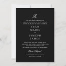 Search for black tie wedding invitations Classic