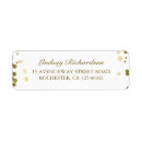Search for confetti wedding return address labels Modern