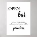 Search for open bar reception party drink menus Modern