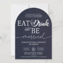 Search for eat drink be married wedding invitations Casual