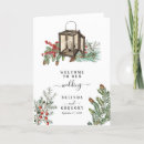 Search for christmas wedding programs Rustic