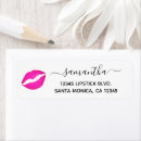 Search for lipstick return address labels Kiss