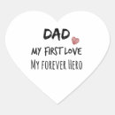 Search for my dad is my hero stickers For him
