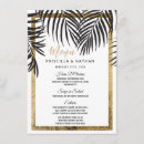 Search for gold border wedding menus Black and white