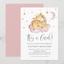 Search for pink sleeping invitations Twinkle twinkle little star