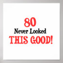 Search for 80th birthday posters Old