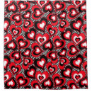 Search for valentines shower curtains Red and white