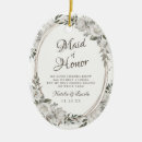 Search for maid christmas tree decorations Maid of honor