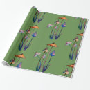 Search for magic mushrooms wrapping paper Watercolor