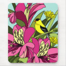Search for goldfinches mousepads Flowers