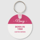 Search for the 1960s key rings Birthday