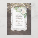 Search for lace save the dates Wood