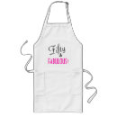 Search for hand lettered aprons Fiftieth birthday