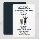 Search for funny golf invitations Player