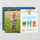 Search for monster 1st birthday invitations Chalkboard
