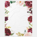 Search for burgundy blankets Bridal shower