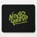 Search for never give up mousepads Awareness