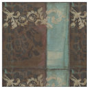 Search for turquoise and brown fabric Abstract