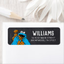 Search for cookie monster return address labels Sesame street