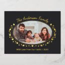 Search for holiday photo postcards Gold