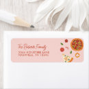 Search for pizza party return address labels Modern
