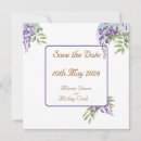 Search for wisteria wedding save the dates Flower