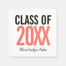 Search for graduation napkins High school graduation