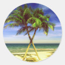 Search for tropical island beach stickers Caribbean