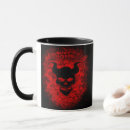 Search for metallic skull mugs Rock and roll