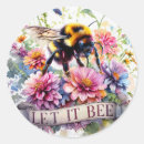 Search for bee friendly stickers Save the bees