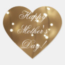 Search for happy mothers day gold stickers Typography
