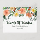 Search for words of wisdom postcards Floral