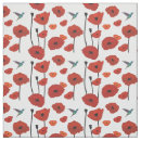 Search for red poppy fabric Summer
