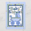 Search for carriage baby boy shower invitations Whimsical