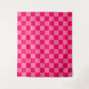 Search for light pink tapestries Chequered