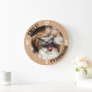 Search for funny smile clocks Dog