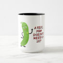 Search for funny cucumber mugs Vegan