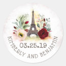 Search for eiffel tower wedding stickers Vintage