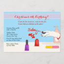 Search for salon party invitations Nail polish