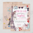 Search for pink paris invitations Party