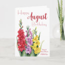 Search for gladiolus flowers cards Birth month flowers