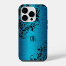 Search for floral swirls iphone cases Black