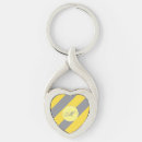 Search for yellow and grey key rings Elegant