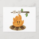 Search for roasted marshmallows postcards Campfire